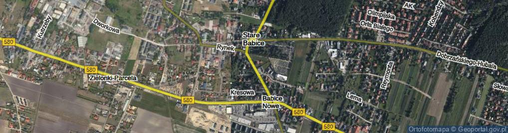 Zdjęcie satelitarne Okulickiego-Niedźwiadka Leopolda, gen. ul.